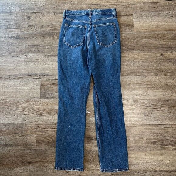 Abercrombie & Fitch Womens Ankle Straight Ultra-High Rise Jeans 27 / 4L Long - Picture 4 of 4